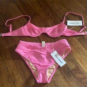 Zulu & Zephyr hot pink bikini
